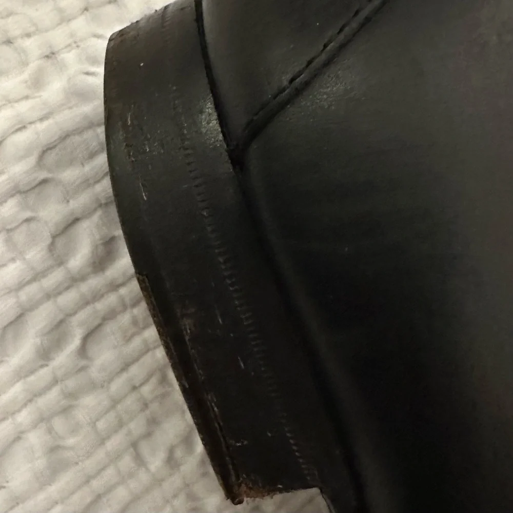 Gucci Men’s 1953 Horsebit Leather Loafers Black Gold Size 10 D